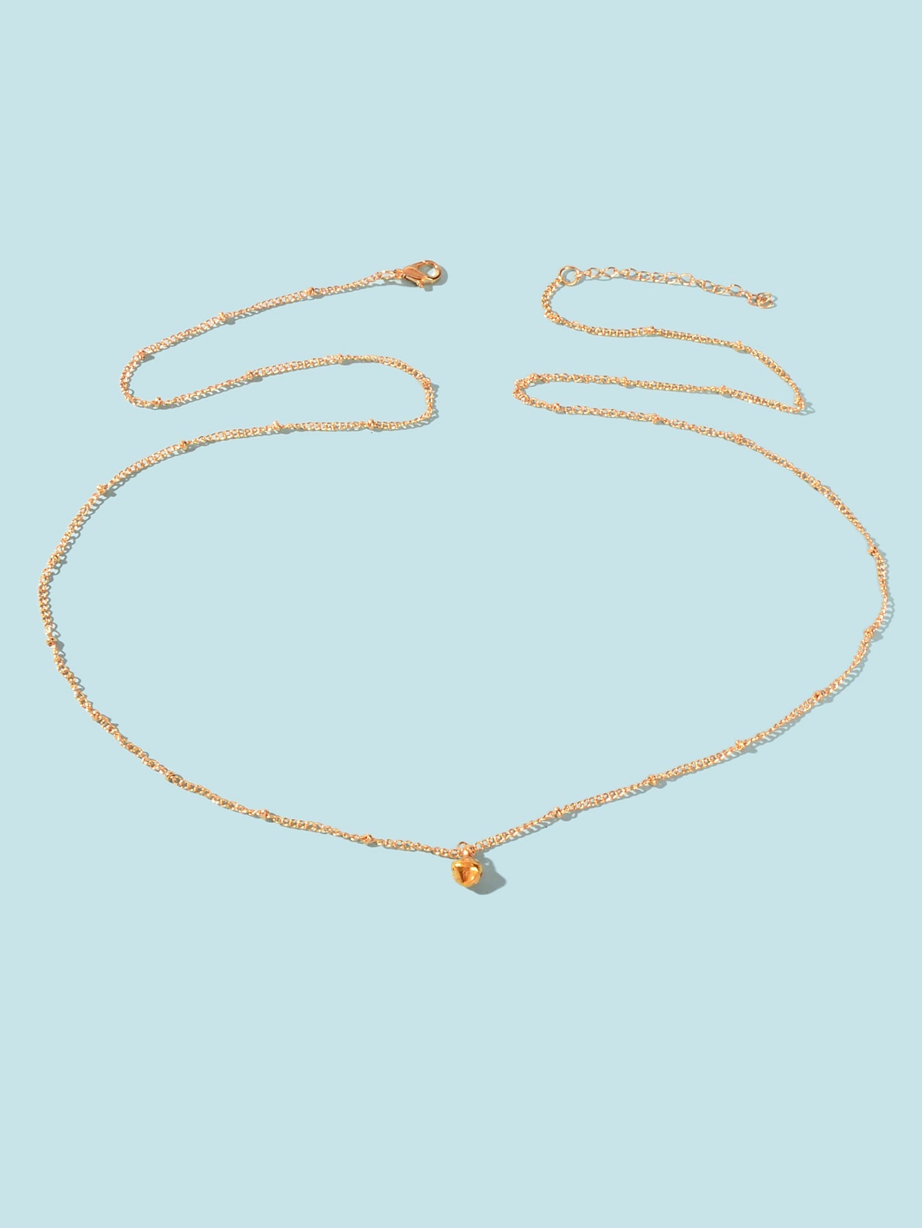 Sexy Body Chain da Spiaggia con Perline Metallizzate